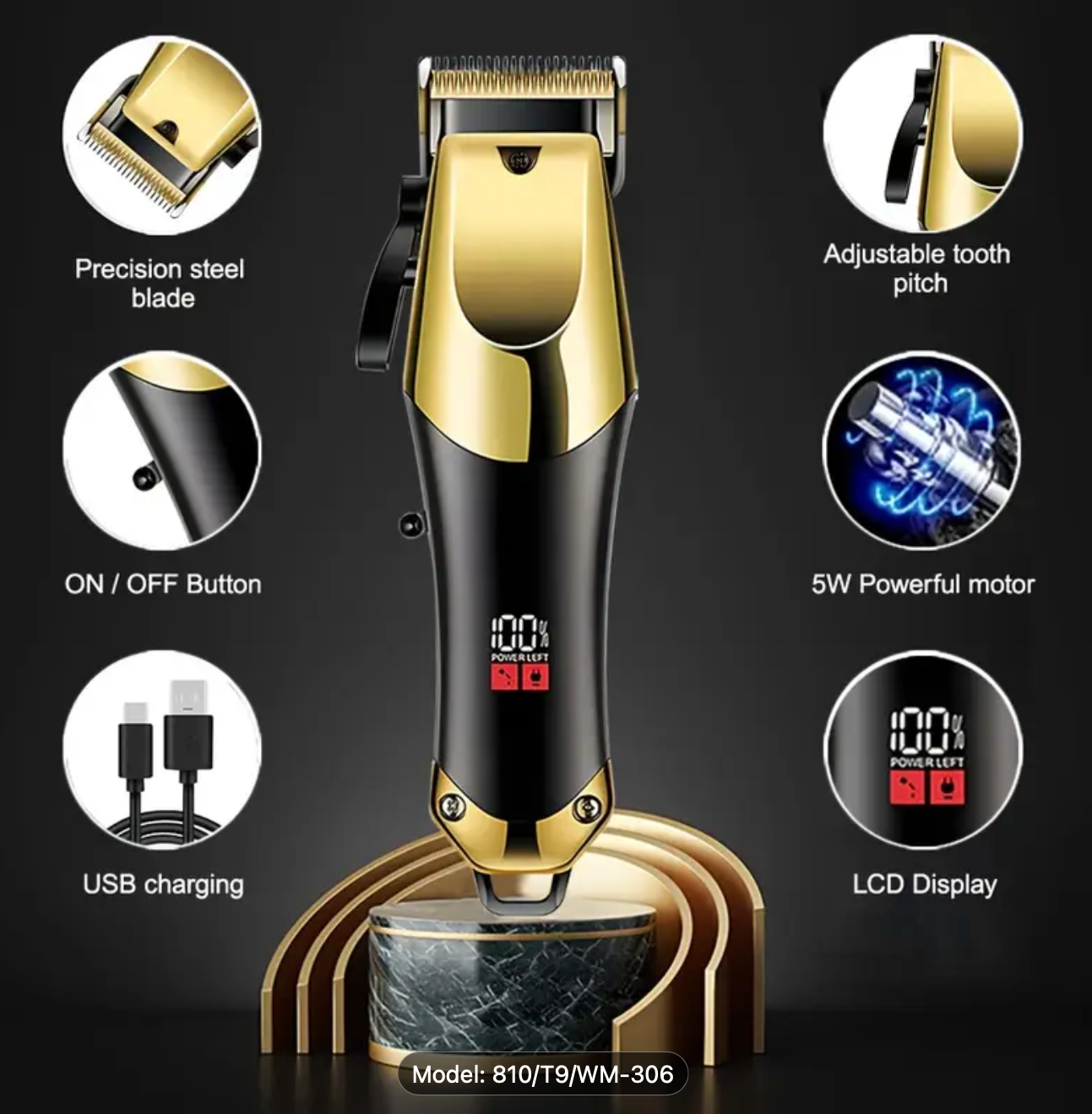 Men'S Hotline Electric Hair Clipper