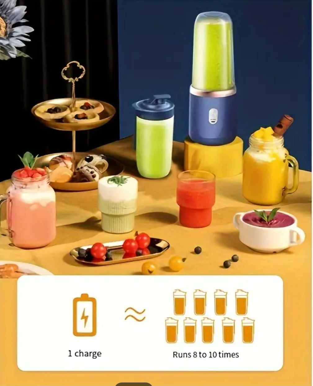 2 Cups of Electric Juicer